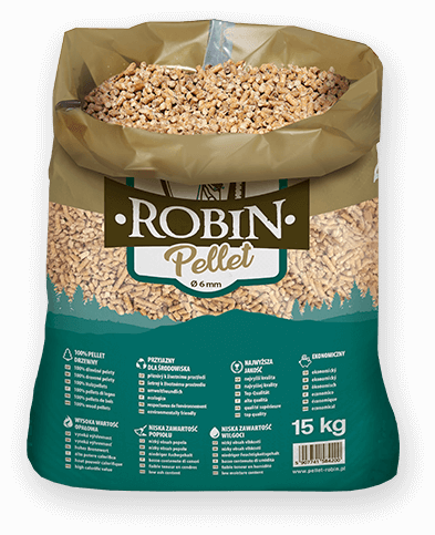 worek pelletu opałowego Robin do kupienia w Karlinie lub sklepie internetowym